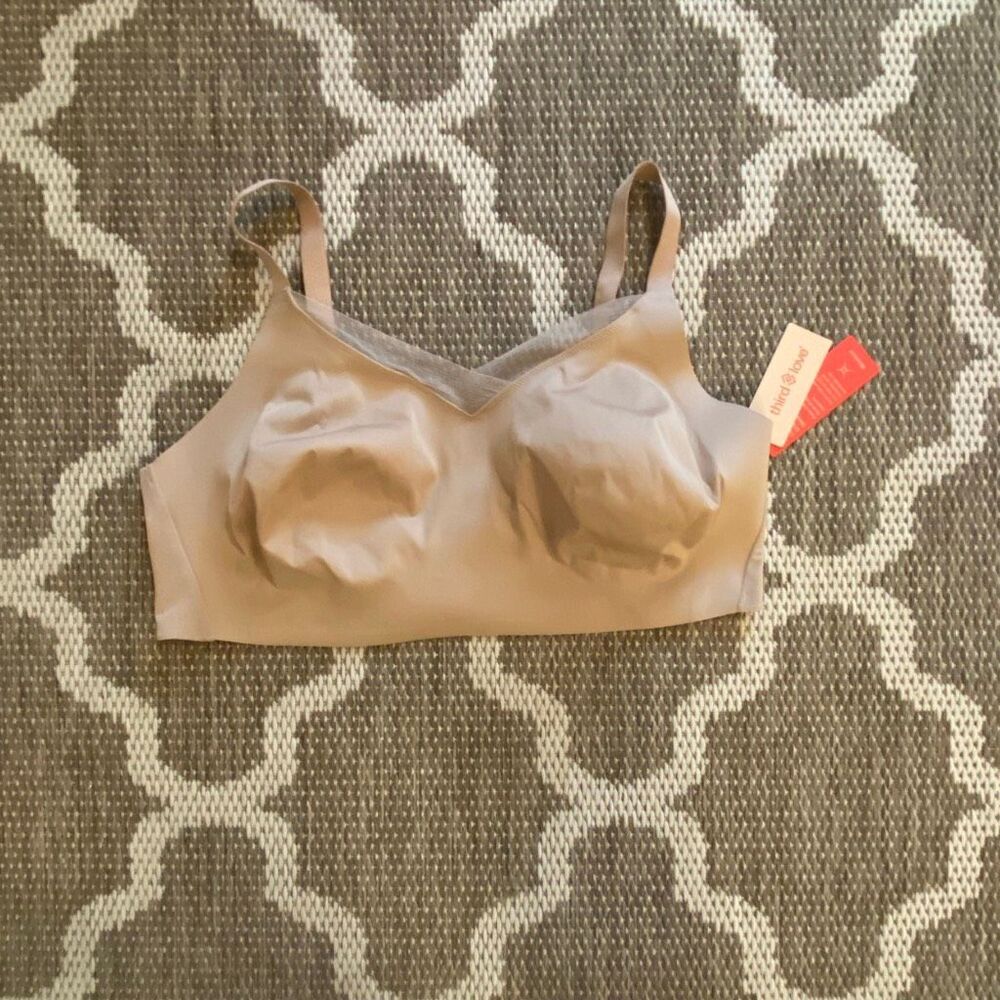 ThirdLove unlined wireless minimizer bra, size 38E